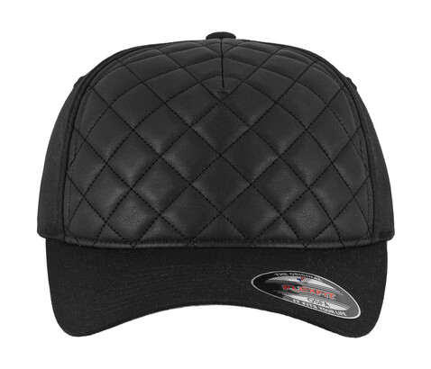 Flexfit Diamond Quilted Flexfit, Black, S/M bedrucken, Art.-Nr. 686681011
