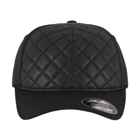 Flexfit Diamond Quilted Flexfit, Black, Youth bedrucken, Art.-Nr. 686681010