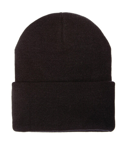 Flexfit Classics Thinsulate Cuffed Beanie, Black, One Size bedrucken, Art.-Nr. 687681010