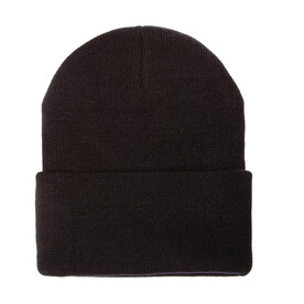 Flexfit Classics Thinsulate Cuffed Beanie, Black, One Size bedrucken, Art.-Nr. 687681010