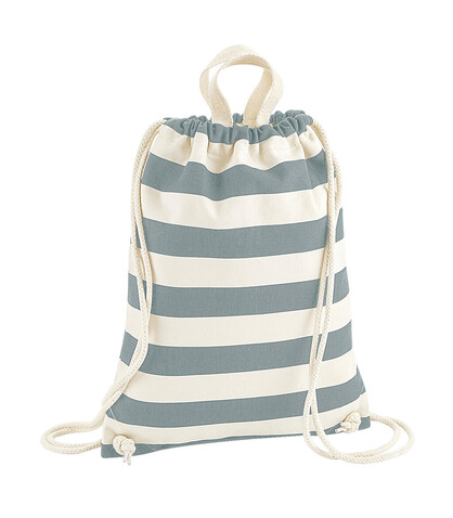 Westford Mill Nautical Gymsac, Natural/Grey, One Size bedrucken, Art.-Nr. 688280710 Westford Mill Nautical Gymsac, Natural/Grey, One Size bedrucken, Art.-Nr. 688280710