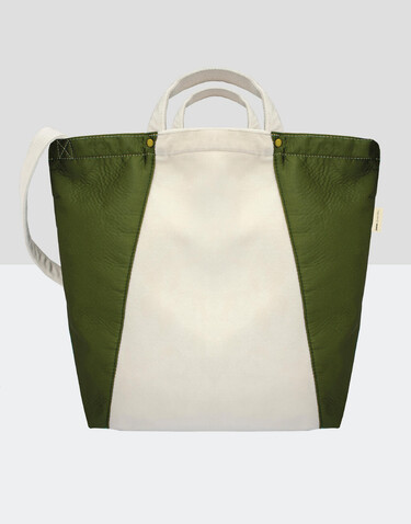 SG ACCESSORIES - BAGS Kiyomi Satin + Velvet Tote Bag, Natural/Olive Green, One Size bedrucken, Art.-Nr. 693570650 SG ACCESSORIES - BAGS Kiyomi Satin + Velvet Tote Bag, Natural/Olive Green, One Size bedrucken, Art.-Nr. 693570650