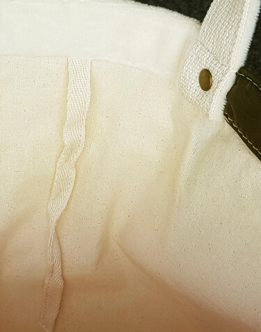 SG ACCESSORIES - BAGS Kiyomi Satin + Velvet Tote Bag, Natural/Olive Green, One Size bedrucken, Art.-Nr. 693570650 SG ACCESSORIES - BAGS Kiyomi Satin + Velvet Tote Bag, Natural/Olive Green, One Size bedrucken, Art.-Nr. 693570650