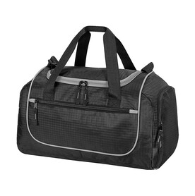 Shugon Piraeus Sports Holdall, Black/Light Grey, One Size bedrucken, Art.-Nr. 694381510
