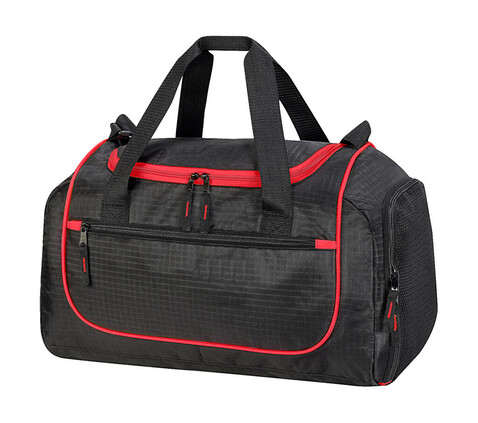 Shugon Piraeus Sports Holdall, Black/Red, One Size bedrucken, Art.-Nr. 694381540 Shugon Piraeus Sports Holdall, Black/Red, One Size bedrucken, Art.-Nr. 694381540