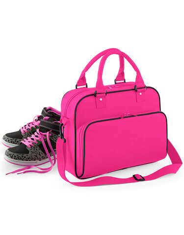 Bag Base Junior Dance Bag, Fuchsia/Black, One Size bedrucken, Art.-Nr. 696294840