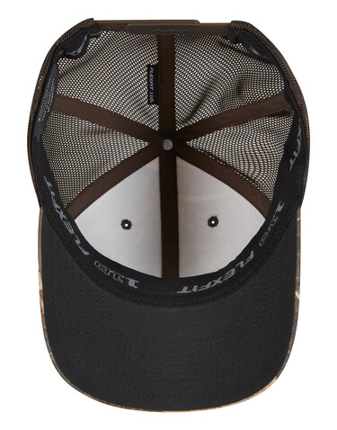 Flexfit Flexfit 110 Mesh RealTree Camo Cap, Brown, One Size bedrucken, Art.-Nr. 696687000