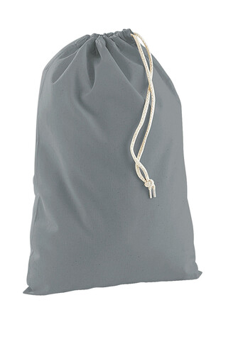 Westford Mill Cotton Stuff Bag, Pure Grey, XS bedrucken, Art.-Nr. 697281202