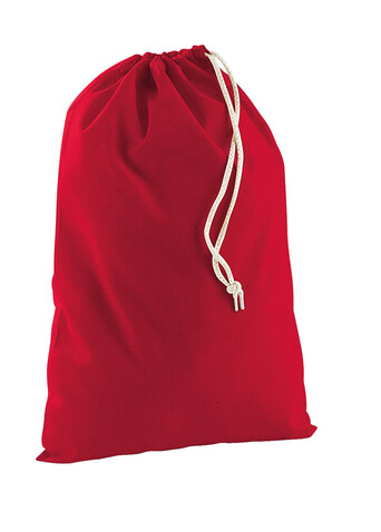 Westford Mill Cotton Stuff Bag, Classic Red, M bedrucken, Art.-Nr. 697284014
