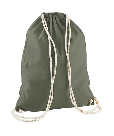 Westford Mill Cotton Gymsac, Olive, One Size bedrucken, Art.-Nr. 698285300 Westford Mill Cotton Gymsac, Olive, One Size bedrucken, Art.-Nr. 698285300