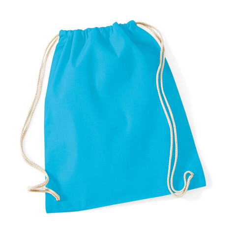 Westford Mill Cotton Gymsac, Bottle Green, One Size bedrucken, Art.-Nr. 698285400 Westford Mill Cotton Gymsac, Bottle Green, One Size bedrucken, Art.-Nr. 698285400