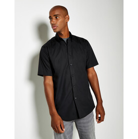 Kustom Kit Classic Fit Workforce Shirt, Black, S bedrucken, Art.-Nr. 700111013
