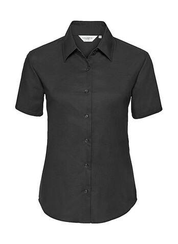 Russell Europe Ladies` Classic Oxford Shirt, Black, 6XL (52) bedrucken, Art.-Nr. 701001011