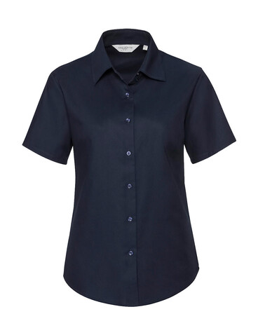 Russell Europe Ladies` Classic Oxford Shirt, Bright Navy, L (40) bedrucken, Art.-Nr. 701002035