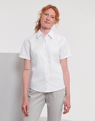 Russell Europe Ladies` Classic Oxford Shirt, Bright Royal, 5XL (50) bedrucken, Art.-Nr. 701003060