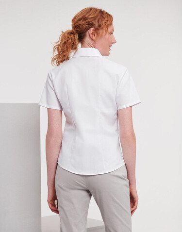 Russell Europe Ladies` Classic Oxford Shirt, Oxford Blue, 2XL (44) bedrucken, Art.-Nr. 701003267