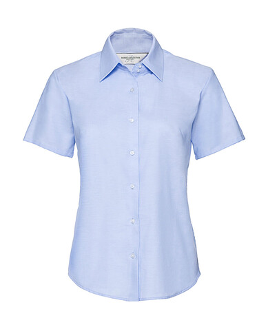Russell Europe Ladies` Classic Oxford Shirt, Oxford Blue, 2XL (44) bedrucken, Art.-Nr. 701003267
