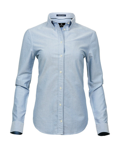 Tee Jays Ladies` Perfect Oxford Shirt, Light Blue, 2XL bedrucken, Art.-Nr. 704543217