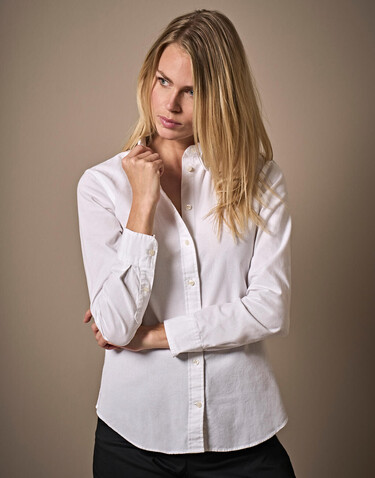 Tee Jays Ladies` Perfect Oxford Shirt, Light Blue, XL bedrucken, Art.-Nr. 704543216