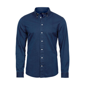 Tee Jays Casual Twill Shirt, Indigo, S bedrucken, Art.-Nr. 705543183 Tee Jays Casual Twill Shirt, Indigo, S bedrucken, Art.-Nr. 705543183