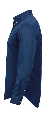Tee Jays Casual Twill Shirt, Indigo, 3XL bedrucken, Art.-Nr. 705543188