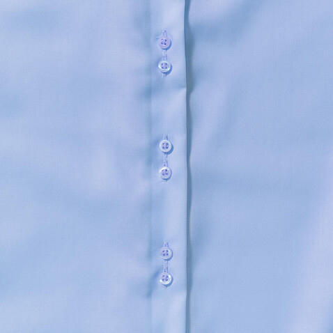 Russell Europe Ladies` Ultimate Non-iron Shirt LS, Black, S (36) bedrucken, Art.-Nr. 706001013