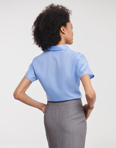 Russell Europe Ladies` Ultimate Non-iron Shirt, Bright Sky, S (36) bedrucken, Art.-Nr. 707003103