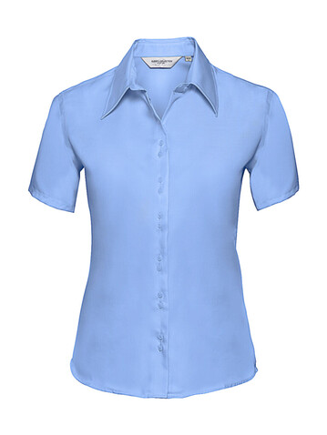 Russell Europe Ladies` Ultimate Non-iron Shirt, White, S (36) bedrucken, Art.-Nr. 707000003