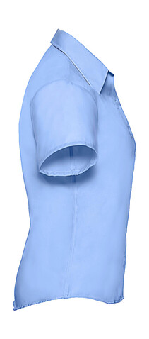 Russell Europe Ladies` Ultimate Non-iron Shirt, Bright Sky, L (40) bedrucken, Art.-Nr. 707003105