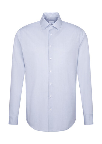 Seidensticker Seidensticker Slim Fit 1/1 Business Kent, Light Blue, 38 bedrucken, Art.-Nr. 708203262