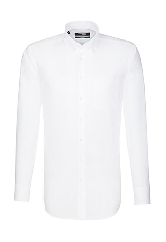 Seidensticker Seidensticker Regular Fit 1/1 Button Down, White, 40 bedrucken, Art.-Nr. 710200002