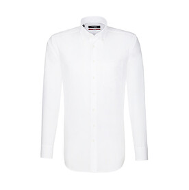 Seidensticker Seidensticker Regular Fit 1/1 Button Down, White, 38 bedrucken, Art.-Nr. 710200000