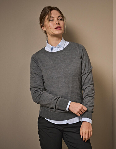 Tee Jays Womens Crew Neck, Black, S bedrucken, Art.-Nr. 710541013