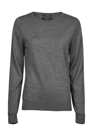 Tee Jays Womens Crew Neck, Black, S bedrucken, Art.-Nr. 710541013