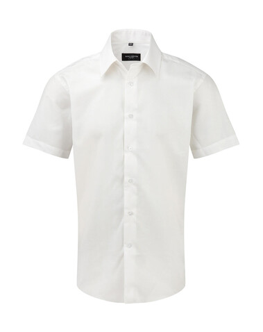 Russell Europe Oxford Shirt, White, 3XL bedrucken, Art.-Nr. 711000008