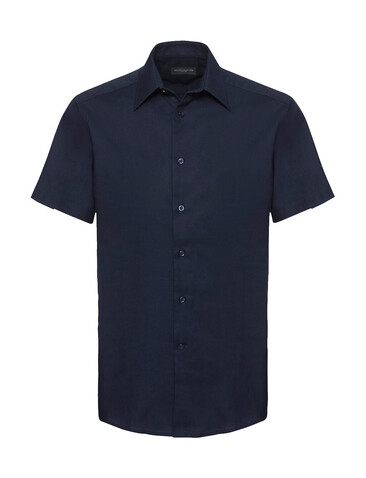 Russell Europe Oxford Shirt, Bright Navy, XL bedrucken, Art.-Nr. 711002036