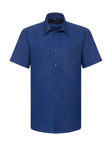 Russell Europe Oxford Shirt, Bright Royal, 4XL bedrucken, Art.-Nr. 711003069