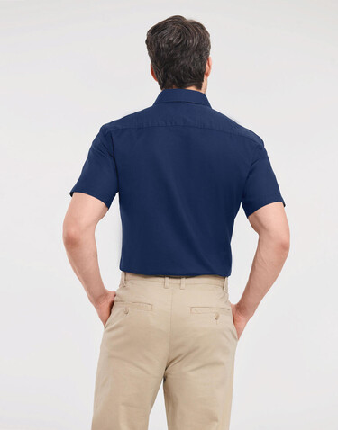 Russell Europe Oxford Shirt, Bright Royal, 3XL bedrucken, Art.-Nr. 711003068