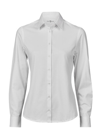Tee Jays Women`s Active Stretch Shirt, White, M bedrucken, Art.-Nr. 712540004