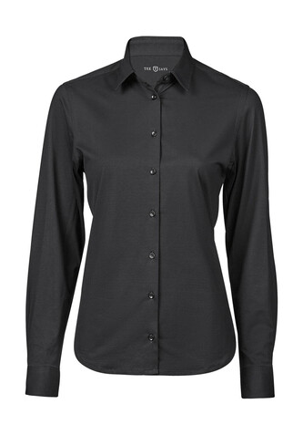 Tee Jays Women`s Active Stretch Shirt, Black, XL bedrucken, Art.-Nr. 712541016