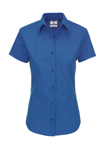B &amp; C Ladies` Heritage Poplin Shirt - SWP44, Blue Chip, 3XL bedrucken, Art.-Nr. 715422038