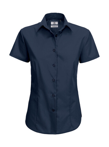 B &amp; C Smart SSL/women Poplin Shirt, Navy, 3XL bedrucken, Art.-Nr. 717422008