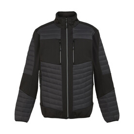 Regatta E-Volve Thermal Hybrid Jacket, Ash/Black, XS bedrucken, Art.-Nr. 721171592