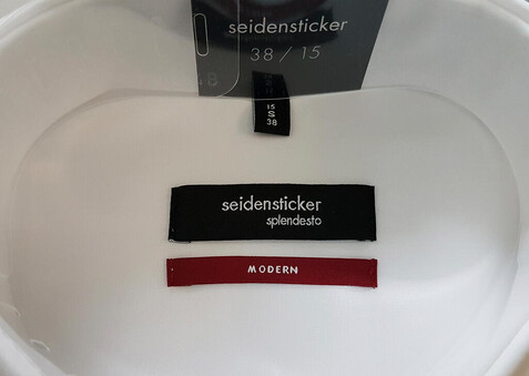 Seidensticker Seidensticker Regular Fit 1/1 Business Kent, White, 44 bedrucken, Art.-Nr. 724200006
