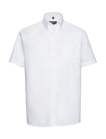Russell Europe Oxford Shirt, White, 2XL bedrucken, Art.-Nr. 731000005