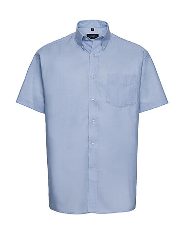 Russell Europe Oxford Shirt, Oxford Blue, M bedrucken, Art.-Nr. 731003262