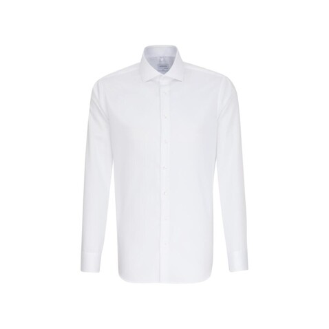 Seidensticker Seidensticker Slim Fit 1/1 Oxford Business Kent, White, 36 bedrucken, Art.-Nr. 731200000
