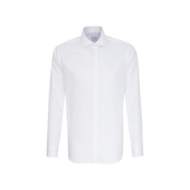Seidensticker Seidensticker Slim Fit 1/1 Oxford Business Kent, White, 36 bedrucken, Art.-Nr. 731200000