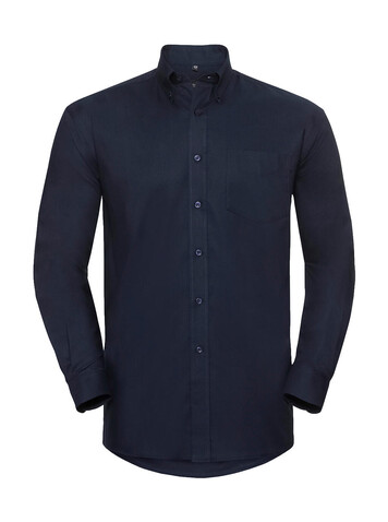 Russell Europe Oxford Shirt LS, Bright Navy, L bedrucken, Art.-Nr. 732002033 Russell Europe Oxford Shirt LS, Bright Navy, L bedrucken, Art.-Nr. 732002033