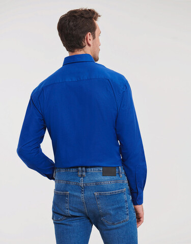 Russell Europe Oxford Shirt LS, Bright Royal, M bedrucken, Art.-Nr. 732003062 Russell Europe Oxford Shirt LS, Bright Royal, M bedrucken, Art.-Nr. 732003062